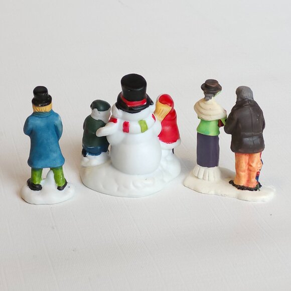 Delightful Victorian Christmas Figurine LOT of 3 - Picture 5 of 5